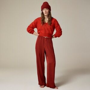 NWOT JCREW SOFT SHINE SATIN PAJAMA PANTS SOLD OUT